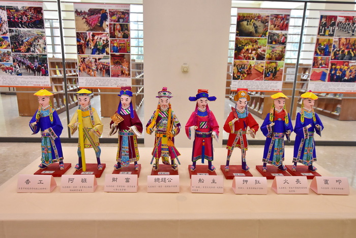 南應大圖書館展出— 佳里金唐殿蕭壠香與王船紙糊神像